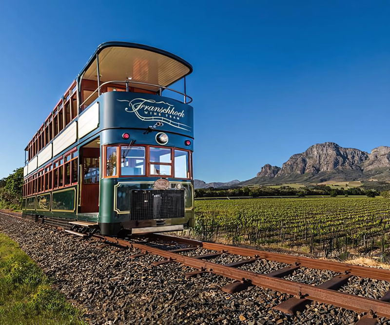 Glamping 26 Ride the Franschhoek Wine Tram